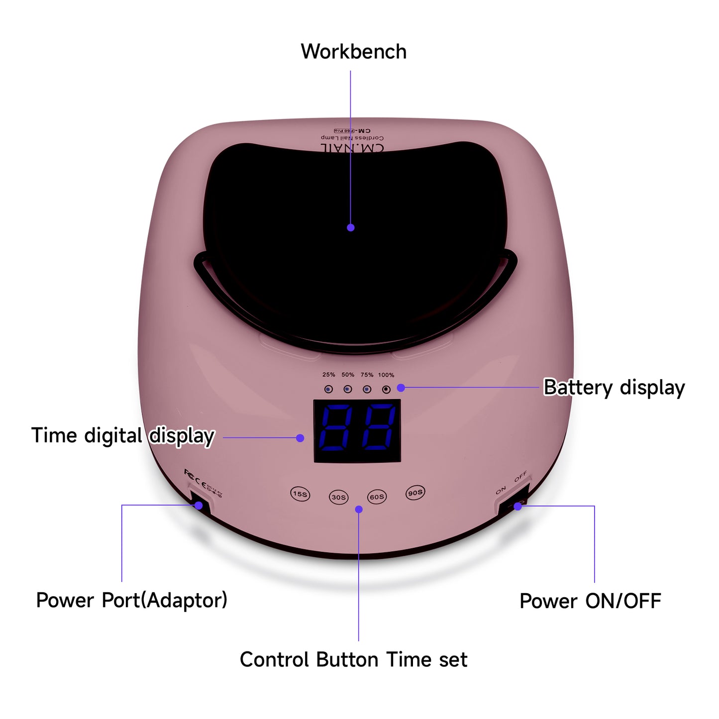 Nail Lamp CM-P60 Cameo